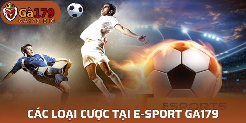 Các loại cược phổ biến tại E-sport GA179
