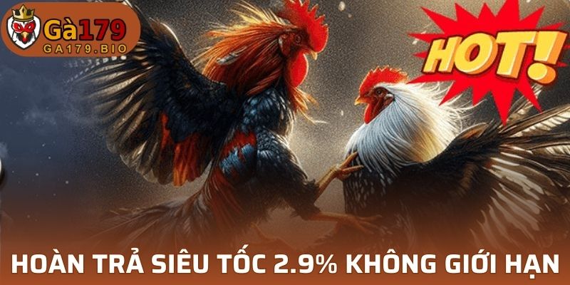 Hoàn trả siêu tốc với giá trị cực khủng 2.9% không giới hạn