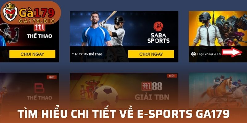 Tìm hiểu chi tiết về E-sports GA179