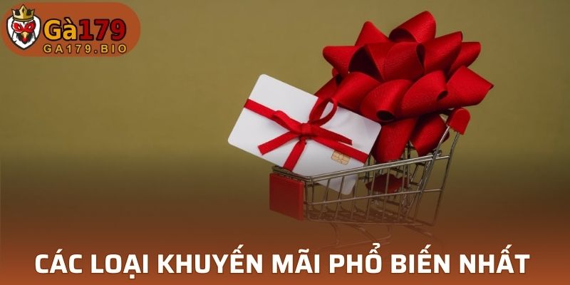 Tổng hợp các loại khuyến mãi phổ biến nhất tại GA179